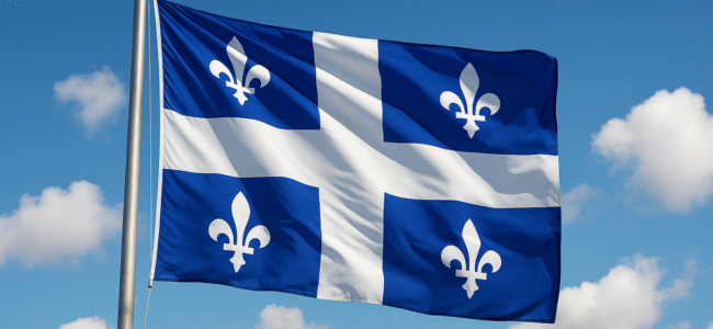 drapeau du québec pour démonter le talent en architecture québécoise.